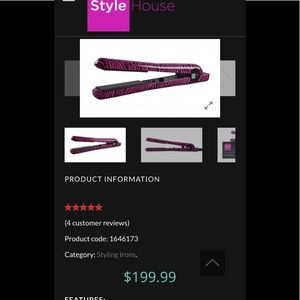 Style House professional styling iron